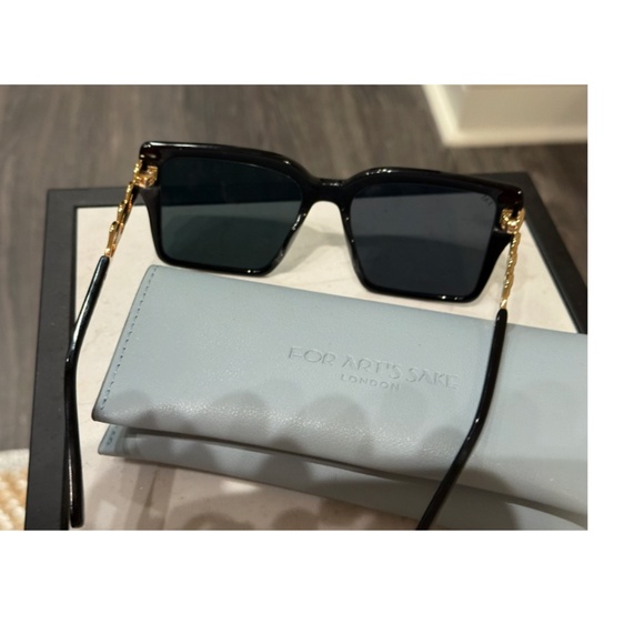 For Art’s Sake - Castle Sunglasses in Black w/ Case - Never Worn - Picture 10 of 15